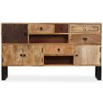 Sideboard 244938 Braun - Holzwerkstoff - Metall - Massivholz - Holzart/Dekor - 140 x 80 x 30 cm