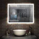 15X AICA Wandspiegel Badspiegel LED