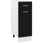 Armoire de plancher 3016496-3 Noir - 30 x 81 cm