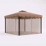 Gazebo Nuxia Marron - Métal - 300 x 268 x 300 cm