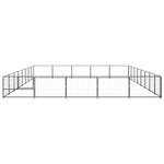 Hundelaufstall 3082160 Schwarz - Metall - 500 x 70 x 800 cm