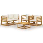 Garten-Lounge-Set (5-teilig) 3009697-9 Creme