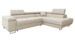 Ecksofa Torezio Premium Creme - Ecke davorstehend rechts