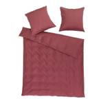 taie d’oreiller BIO-JACQUARD Rouge - 65 x 65 cm