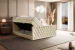 Boxspringbett VILA-1-Z KING Ecru - Breite: 140 cm