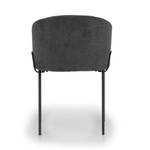 Lot de 2 fauteuils de table Bud Gris - Textile - 53 x 77 x 44 cm