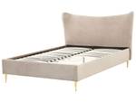 Doppelbett CHALEIX Beige - Gold - Grau - Taupe - Breite: 148 cm