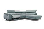 Ecksofa 5-Sitzer Fiero Mint - Ecke davorstehend rechts