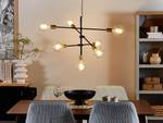 Lampe suspension CREMERA Noir - Laiton