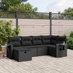 Gartensitzgruppe K4972(6-tlg) Schwarz - Massivholz - 69 x 62 x 62 cm