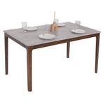 Esszimmertisch M55 Grau - Holzart/Dekor - Holz teilmassiv - 135 x 76 x 80 cm