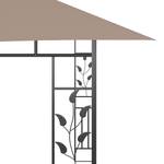 Gartenpavillon 3005303 Taupe - Tiefe: 400 cm