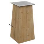 Barhocker L76 Braun - Grau - Holzwerkstoff - Holzart/Dekor - Holz teilmassiv - 47 x 75 x 39 cm