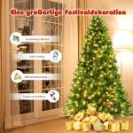 195cm LED Künstlicher Weihnachtsbaum Grün - Kunststoff - 115 x 195 x 115 cm