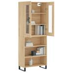 Highboard DE5376 Braun - Holzwerkstoff - 34 x 180 x 70 cm