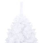 Sapin de noël artificiel Gris - Blanc - 95 x 180 x 95 cm