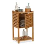 Etagère de bain en bambou, 3 étages Marron - Bambou - Bois manufacturé - 35 x 63 x 29 cm