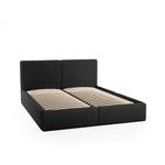 Polsterbett Doppelbett Sarria Slim Schwarz - Breite: 192 cm