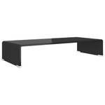 TV-Aufsatz 293728-2 Schwarz - 30 x 13 x 70 cm