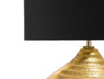 Lampe de table KUBAN Noir - Doré - Marron sable