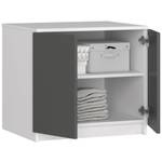 Surmeuble pour Armoire S60 2T CLP Gris - Blanc