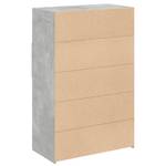 Highboard DE9322 Grau - Holzwerkstoff - 43 x 124 x 80 cm