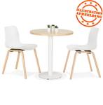 Pied De Table CORTADO Blanc