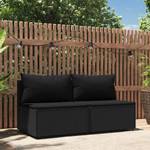 Mittelsofa 3029630-2 (2er Set) Schwarz