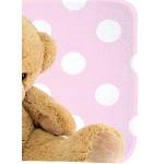 Tapis enfant DOUX TED 70x95 rose Rose foncé - 70 x 95 cm