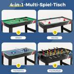 Multi Spieltisch GK32276DE Schwarz - Holzwerkstoff - 97 x 83 x 125 cm