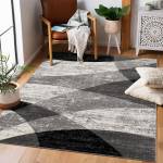 Tapis salon FALDO 120x170 gris Gris - 120 x 170 cm