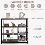 Küchenregal Industrie-Design Braun - Holzwerkstoff - 40 x 86 x 90 cm