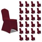 Housse de chaise(lot de 24) 3003531-2 Rouge bourgogne