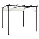 Pergola 3004447 Weiß - Metall - 300 x 225 x 300 cm