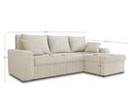 Canapé d'Angle Convertible VALOS Beige