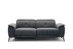 Sofa Avena (3-Sitzer mit Relax L) Dunkelgrau