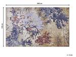 Teppich KULP Beige - Blau - Braun - Textil - 140 x 140 x 200 cm