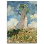 Frau C.Monet, Wandbild Regenschirm mit -