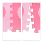 18-tlg. Puzzlematte Herz Hellrosa - Pink