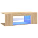 TV-Schrank mit LED-Leuchten D854 Eiche Sonoma Dekor