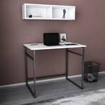 Schreibtisch Hussum Schwarz - Weiß
