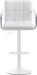 Tabouret de bar Lucy V2 Lot de 2 Blanc - Blanc