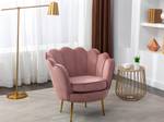 Ensemble canapé fauteuil  DANDELION Rose foncé