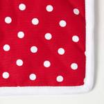 Topflappen Untersetzer Polka Dots rot Rot - Textil - 20 x 1 x 20 cm