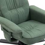 Fauteuil relax avec repose-pieds CHARLY Vert foncé