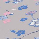 Vliestapete Floral Grau Rosa Blau Wei脽