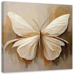 KUNSTDRUCK Whispers of Butterfly Ivory 40 x 40 cm