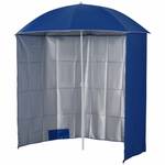 Sonnenschirm 84D-038BU Blau - Metall - 220 x 220 x 220 cm