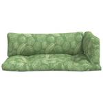 Coussin de palette (lot de 3) 3005779-3 Vert foncé - Blanc