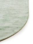 Viskoseteppich Oval Nova Grün - Türkis - Naturfaser - 150 x 1 x 230 cm